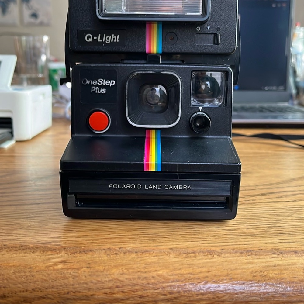 Vintage Polaroid Rainbow 2351 One Step Plus Land Camera INCLUDING O-Light - Picture 6 of 14